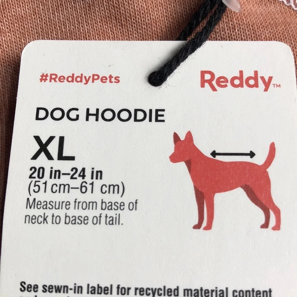 NWT Best Friend Ever Dog Hoodie XL